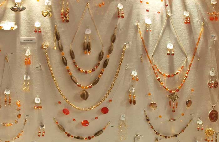 Bijoux fantaisie Cornaline Ambrée - Perles de Majorque