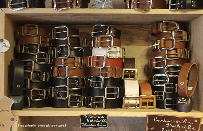 Ceinture et ceinturon en cuir de fabrication française artisanale garantie 10 ans