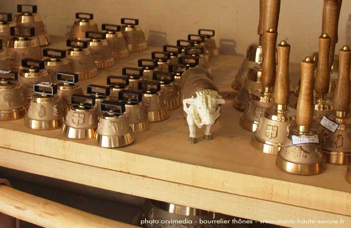 Clochettes artisanales de fabrication artisanale savoyardes