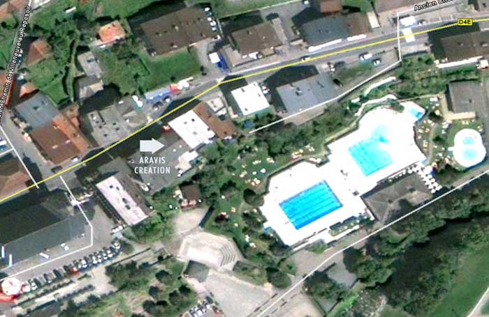 La Bijouterie Aravis Création se situe tout proche de l'église sur la route principale arvimedia